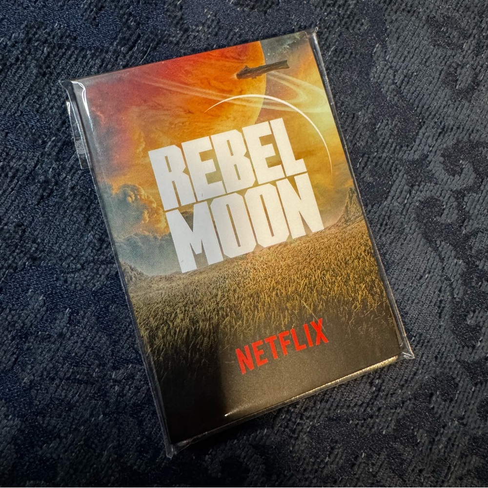 Rebel Moon Netflix patches bran new in package 2 patches